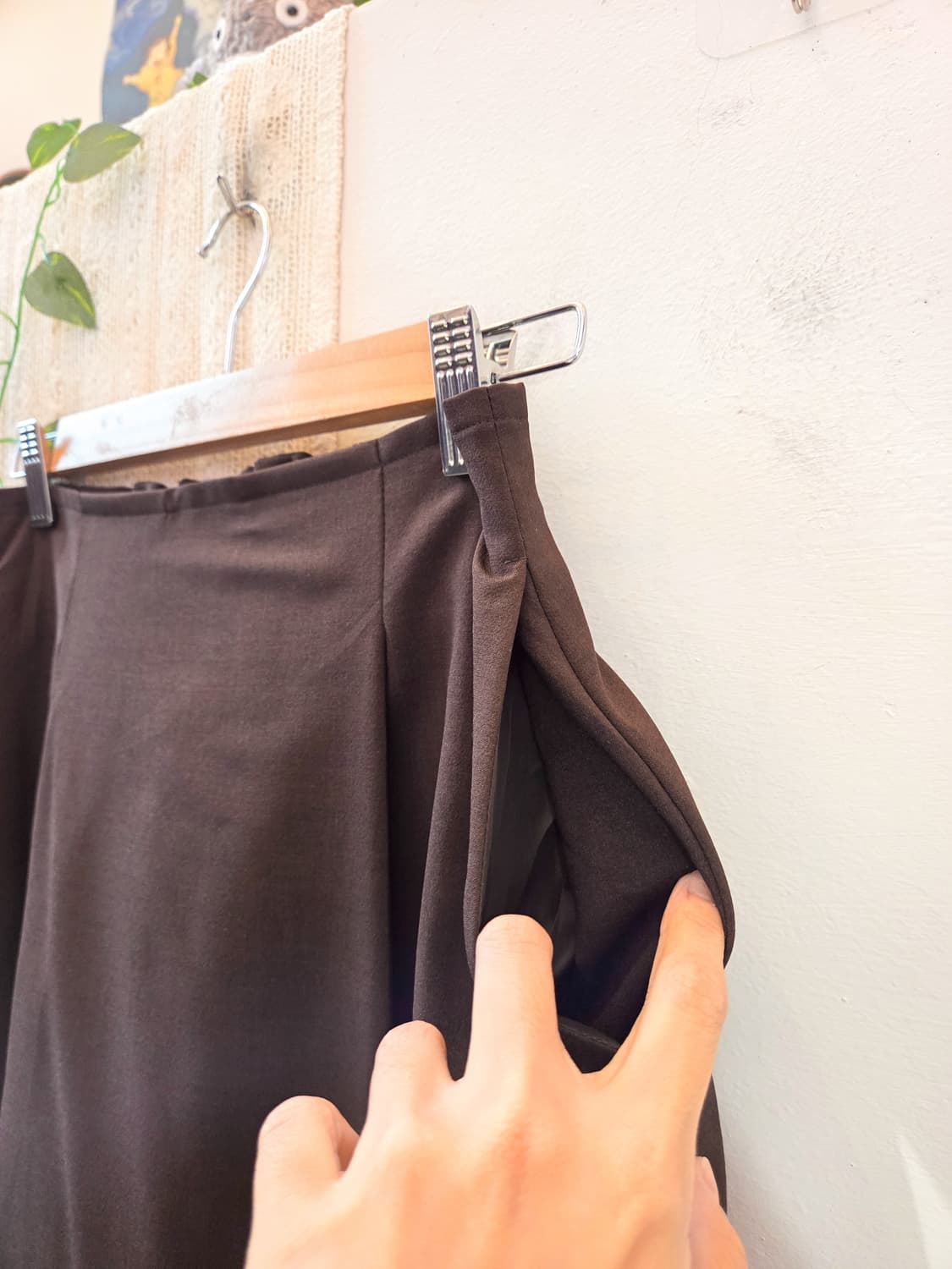 브라운 롱스커트 상품이미지4