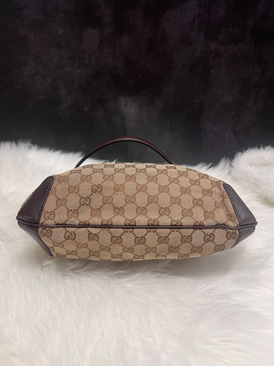 Gucci 구찌 GG 캔버스 홀스빗 모노그램 브라운 숄더백 핸드백 상품이미지7