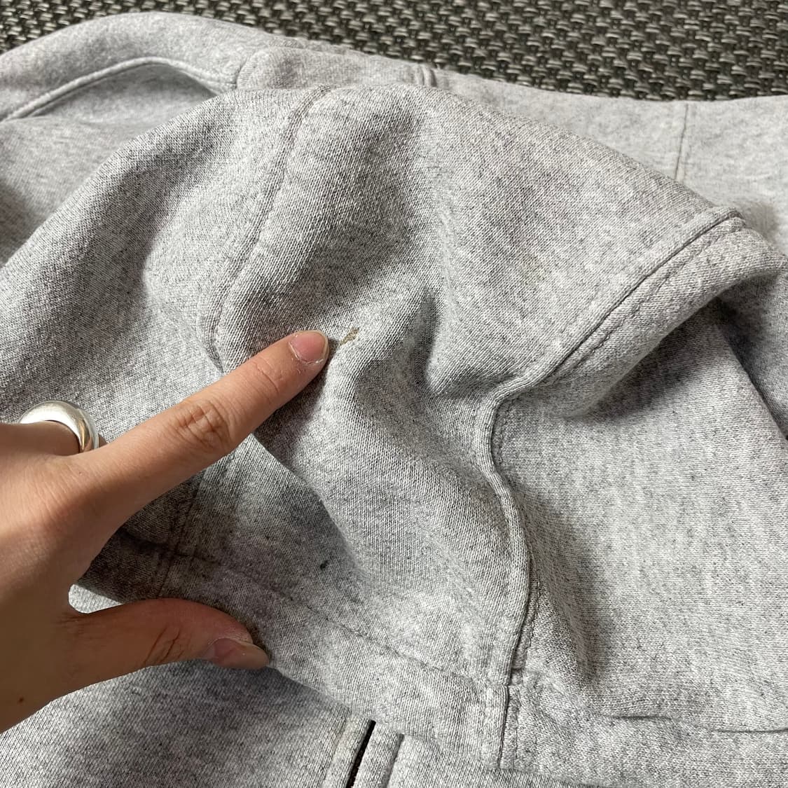 칼하트 그레이 후드집업 오리지널핏 M 상품이미지5