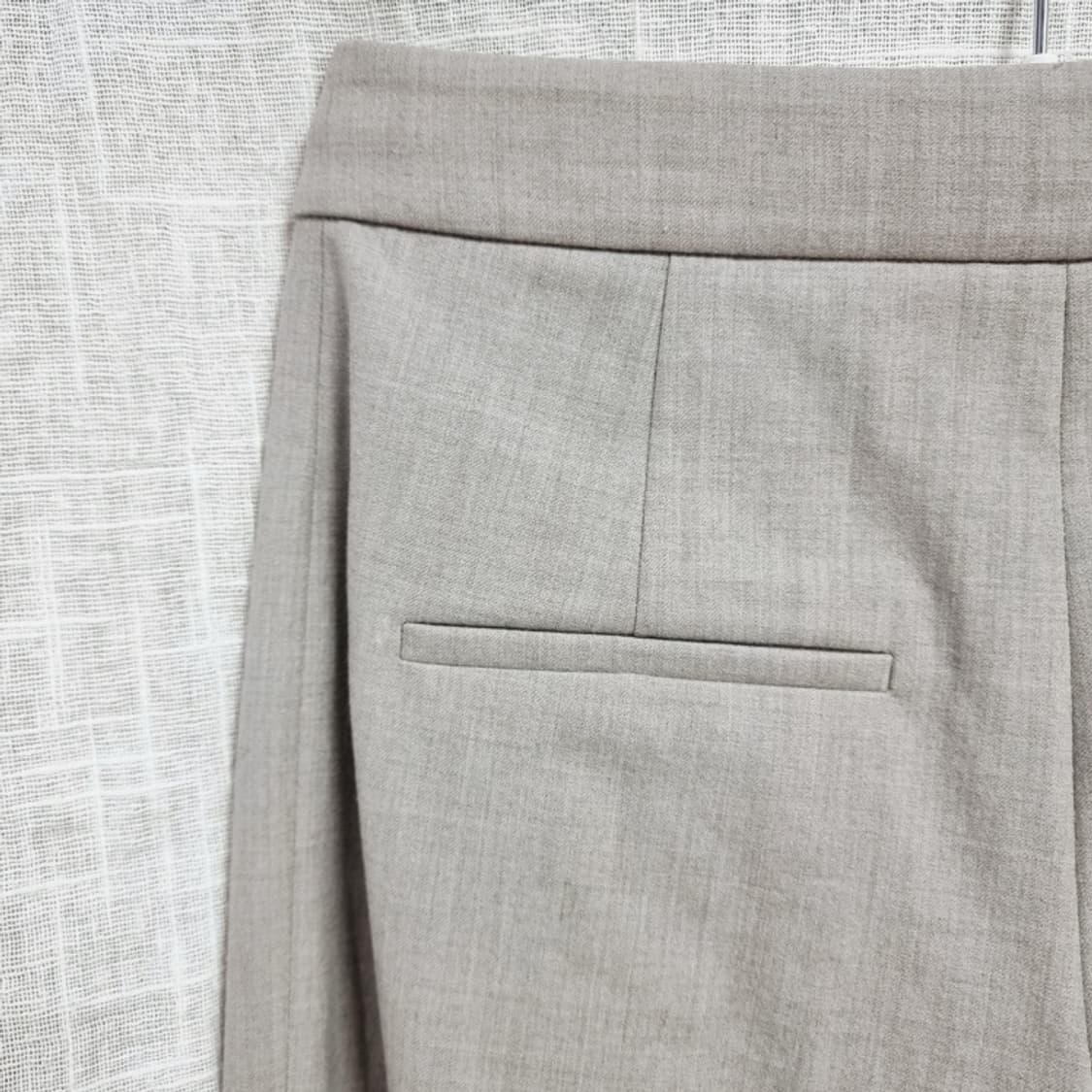 한섬 랑방컬렉션 핀턱 와이드 팬츠 슬랙스 바지 (55) 1회착/상태최상 상품이미지6