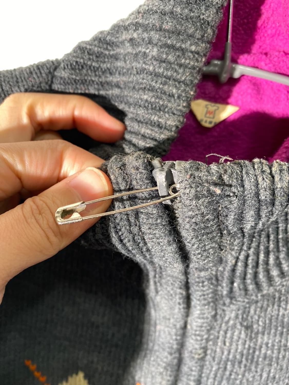 mat hamk too 니트 집업 상품이미지5