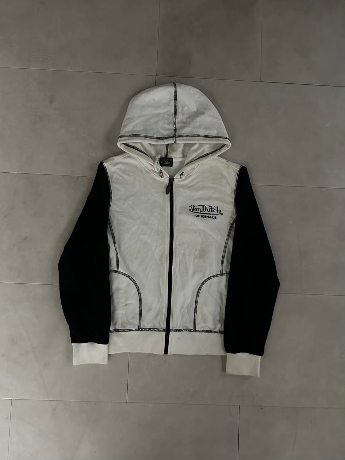 big logo cotton hood zip-up 상품이미지8