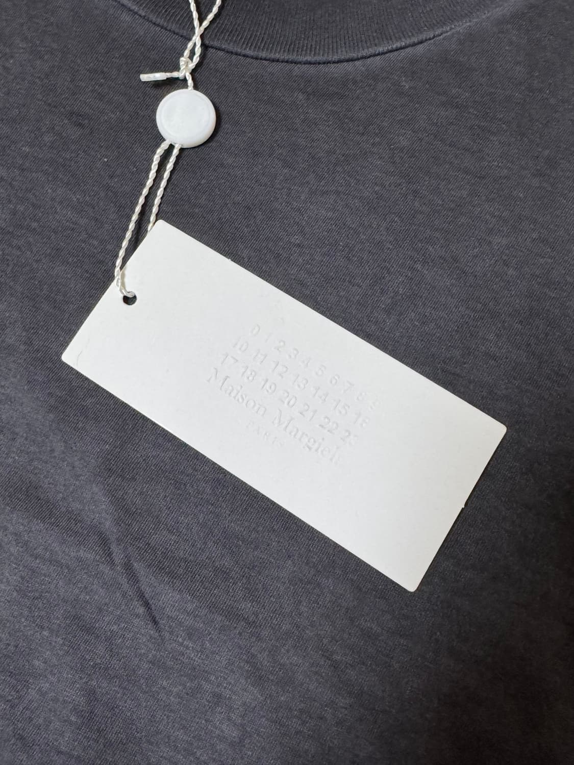 메종 마르지엘라 티셔츠 차콜 46 상품이미지4