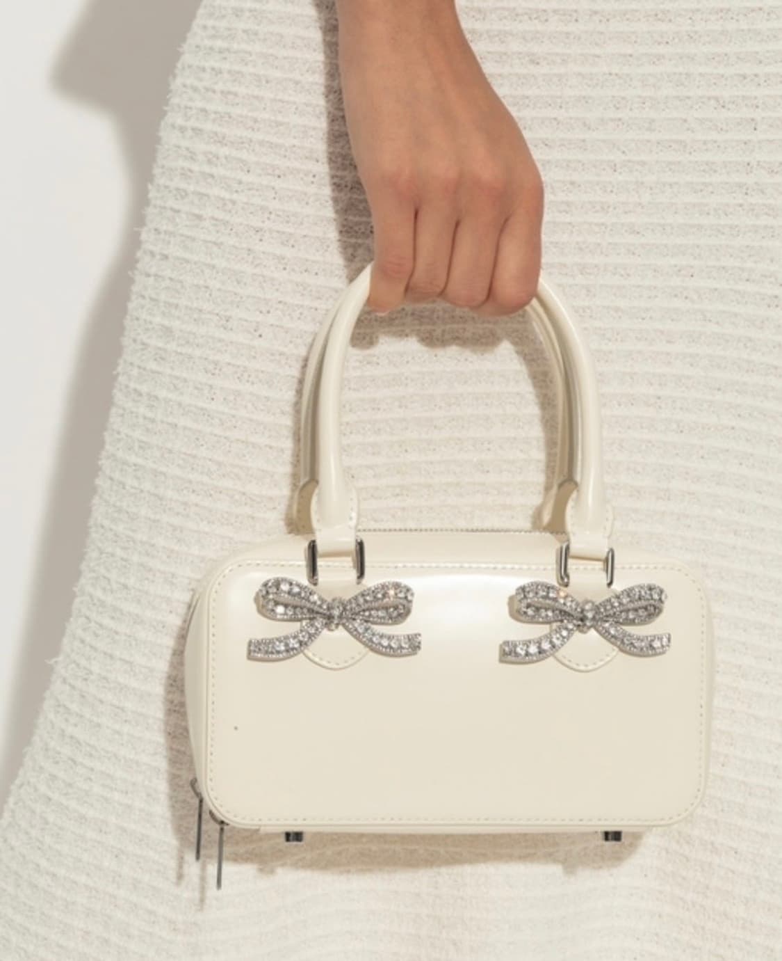 셀프포트레이트 보우 레더 토트백 상품이미지2