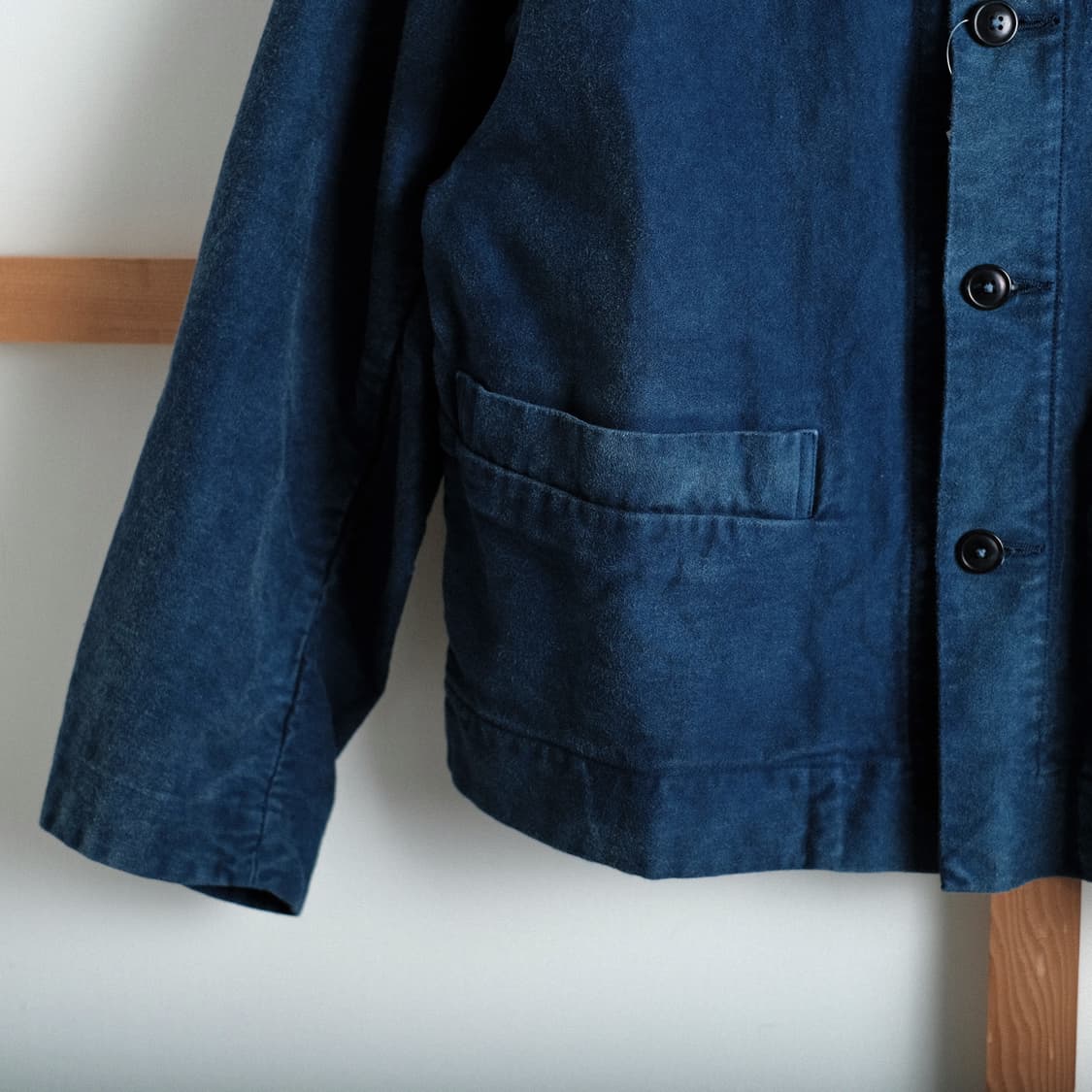 포터클래식 몰스킨 노칼라 자켓 M(100-103)사이즈 상품이미지5