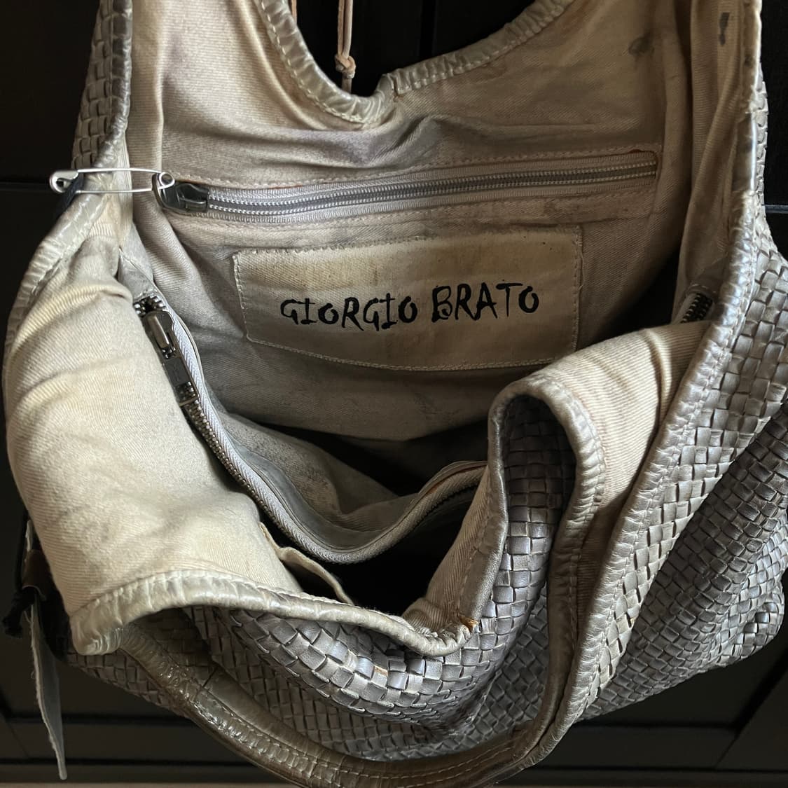 Giorgio Brato hand dyed leather bag 상품이미지2