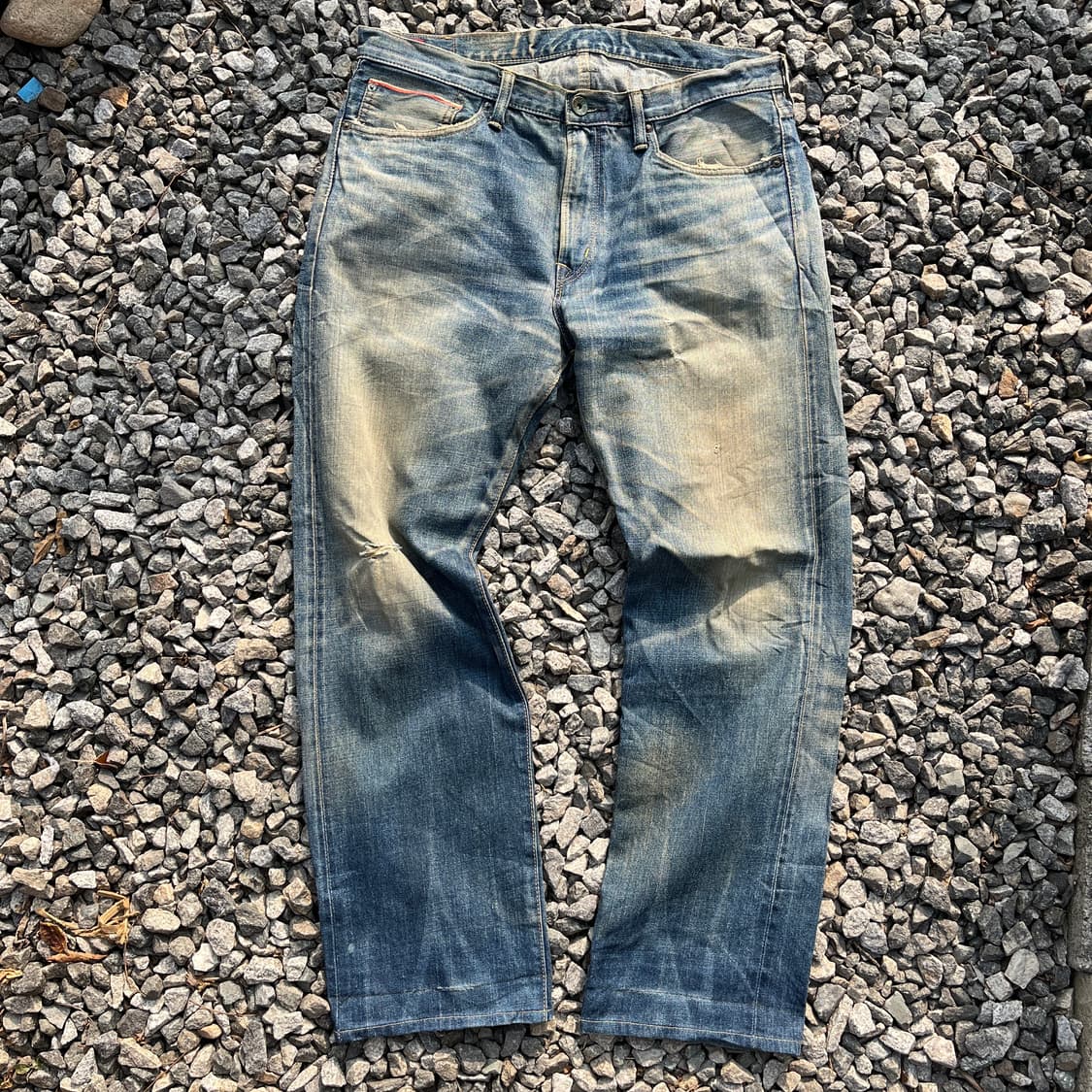 90s에드윈(JAPAN) 505ZX 신치백 셀비지 데님(실측확인) 상품이미지1