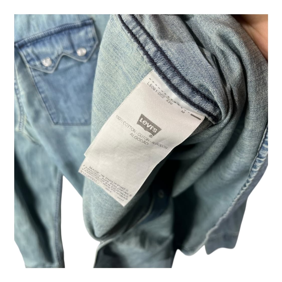 [Levi's] 리바이스 웨스턴 데님셔츠 상품이미지6