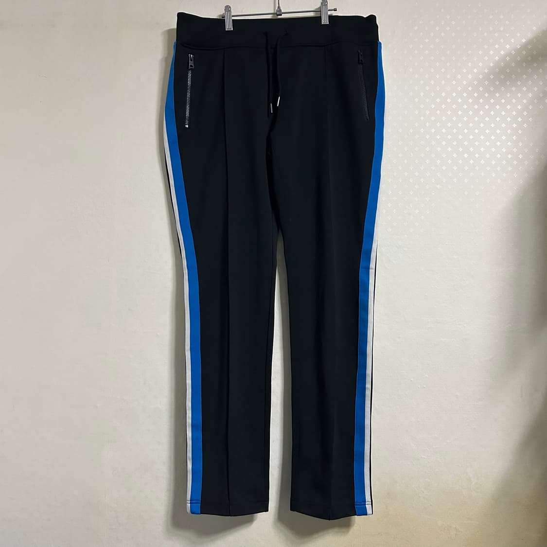 오니츠카 타이거 블랙 블루 추리닝 트레이닝 팬츠 L 상품이미지4