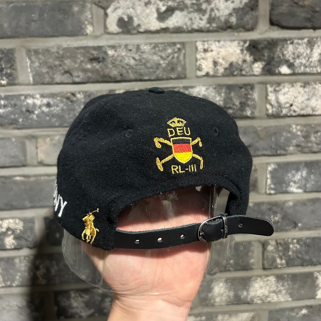 폴로 랄프로렌 스노우 폴로 챌린지 캡 블랙 상품이미지4