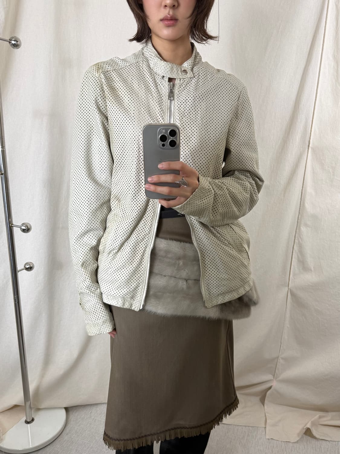 Giorgio Brato 양가죽 레더 자켓 상품이미지1