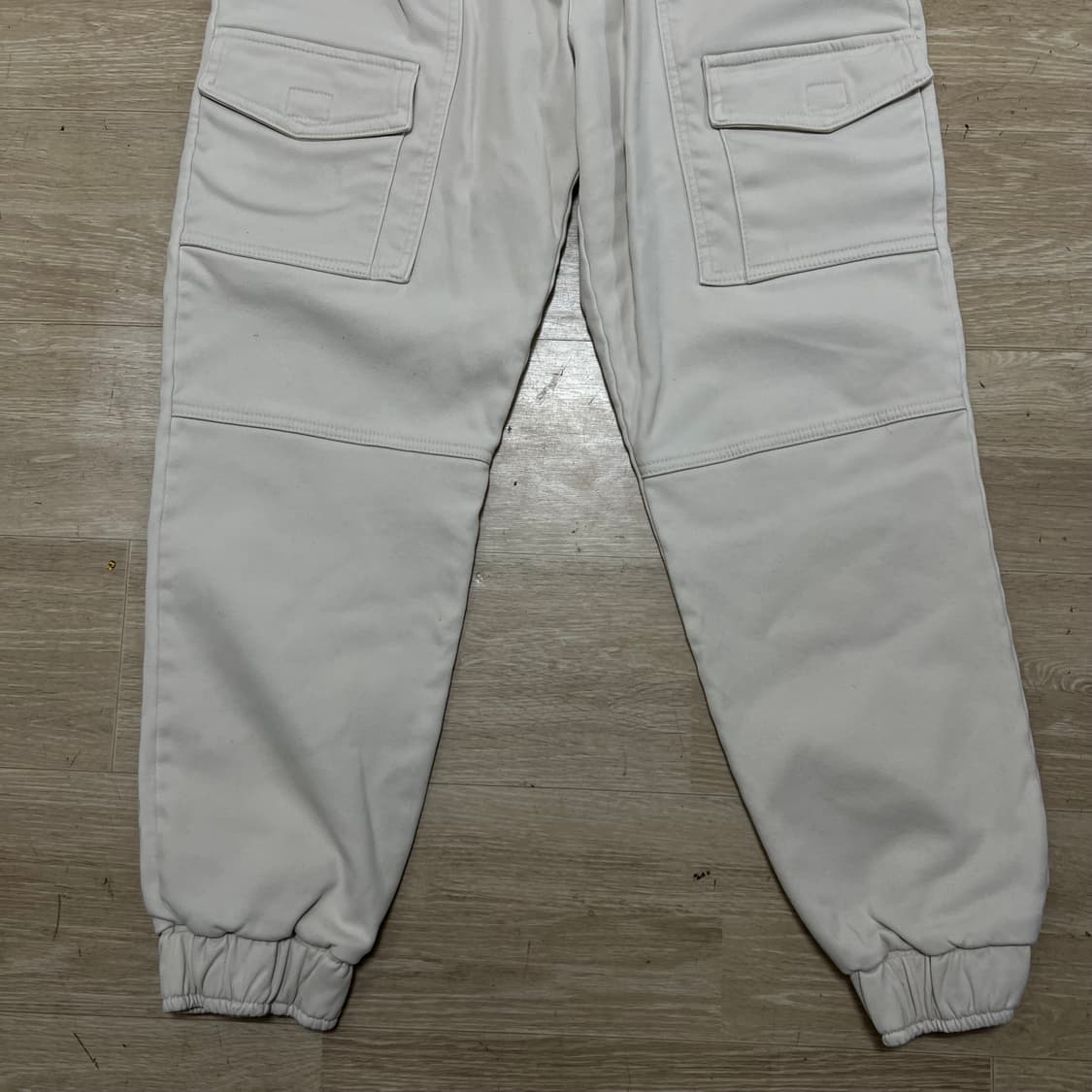 스톤아일랜드 시그니처 와펜 패치 카고 조거팬츠 [크림] XL 상품이미지3