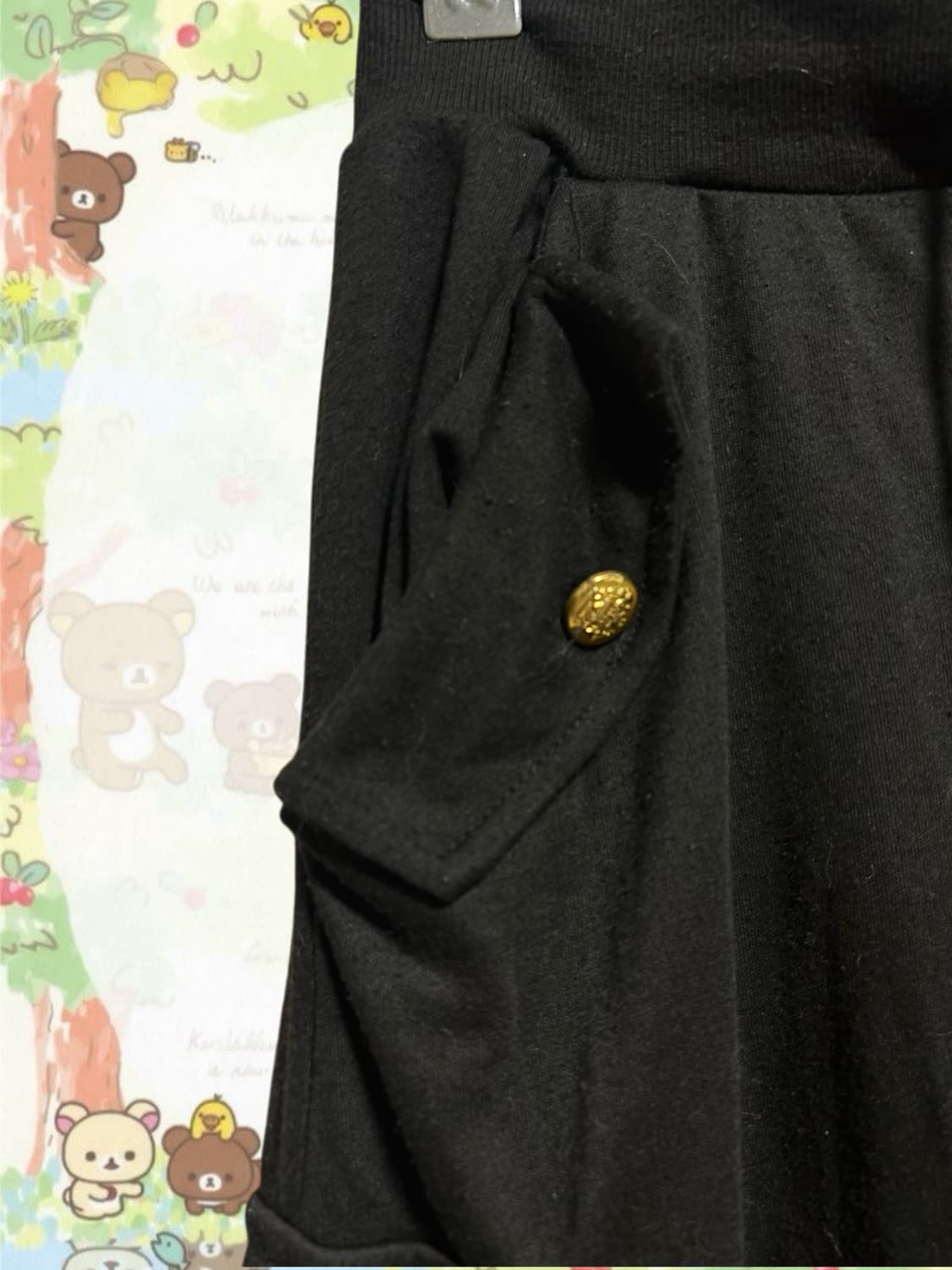 빈티지 카고 셔링 롱스커트 상품이미지3