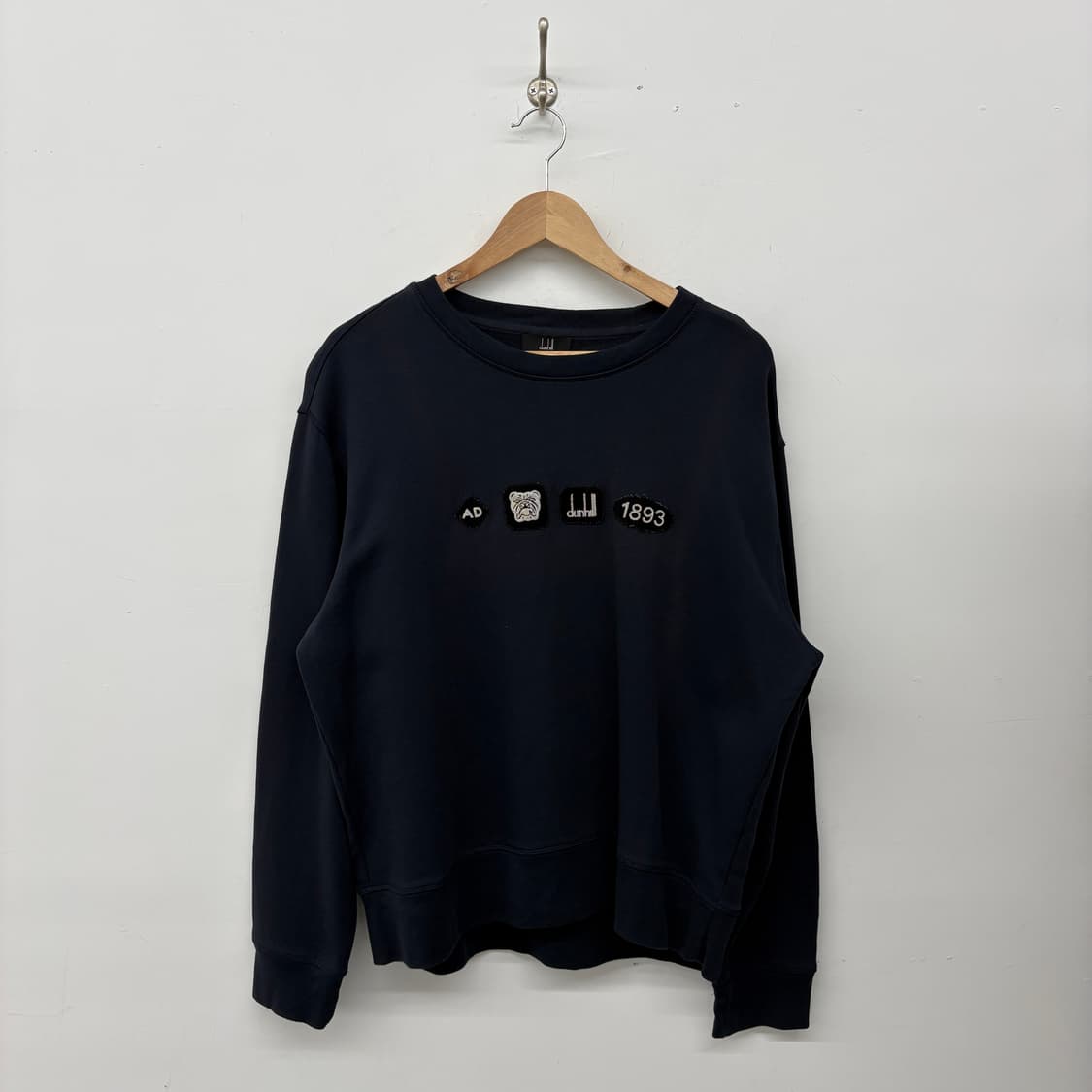 던힐 맨투맨 패치 장식 남XL 상품이미지1