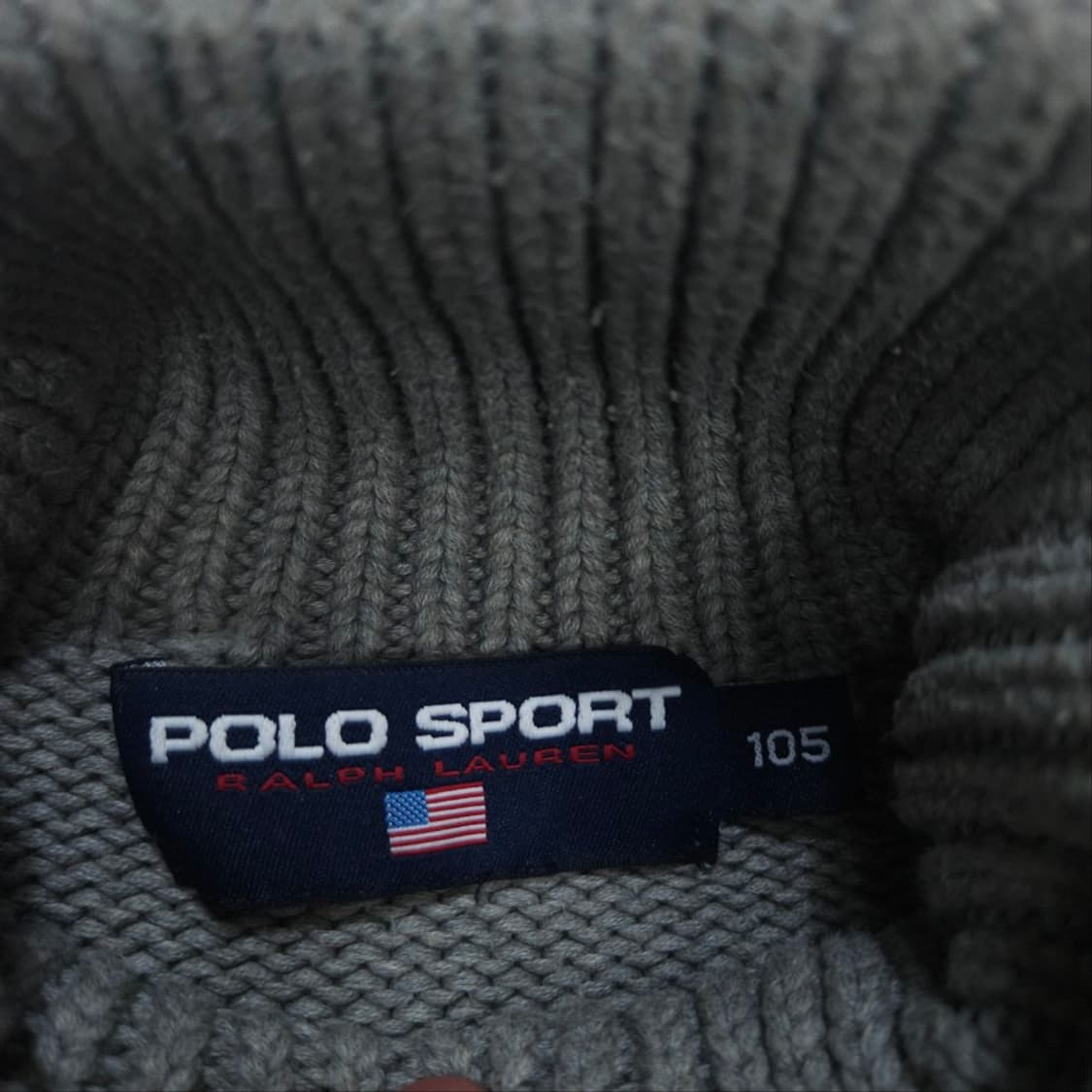 폴로 스포츠 코튼 터틀넥 니트 105 상품이미지4