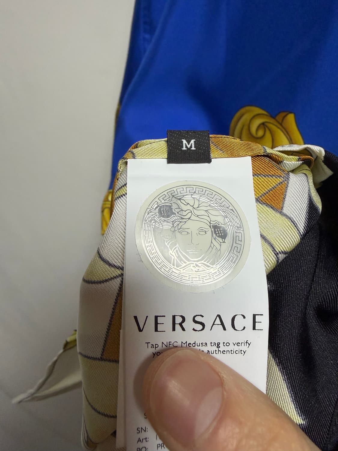 베르사체 실크 셔츠 상품이미지3