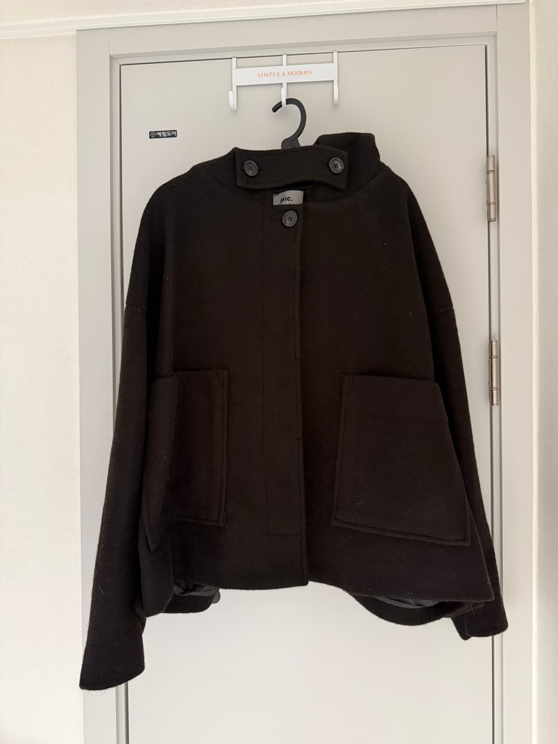 오버핏 후드코트 상품이미지1