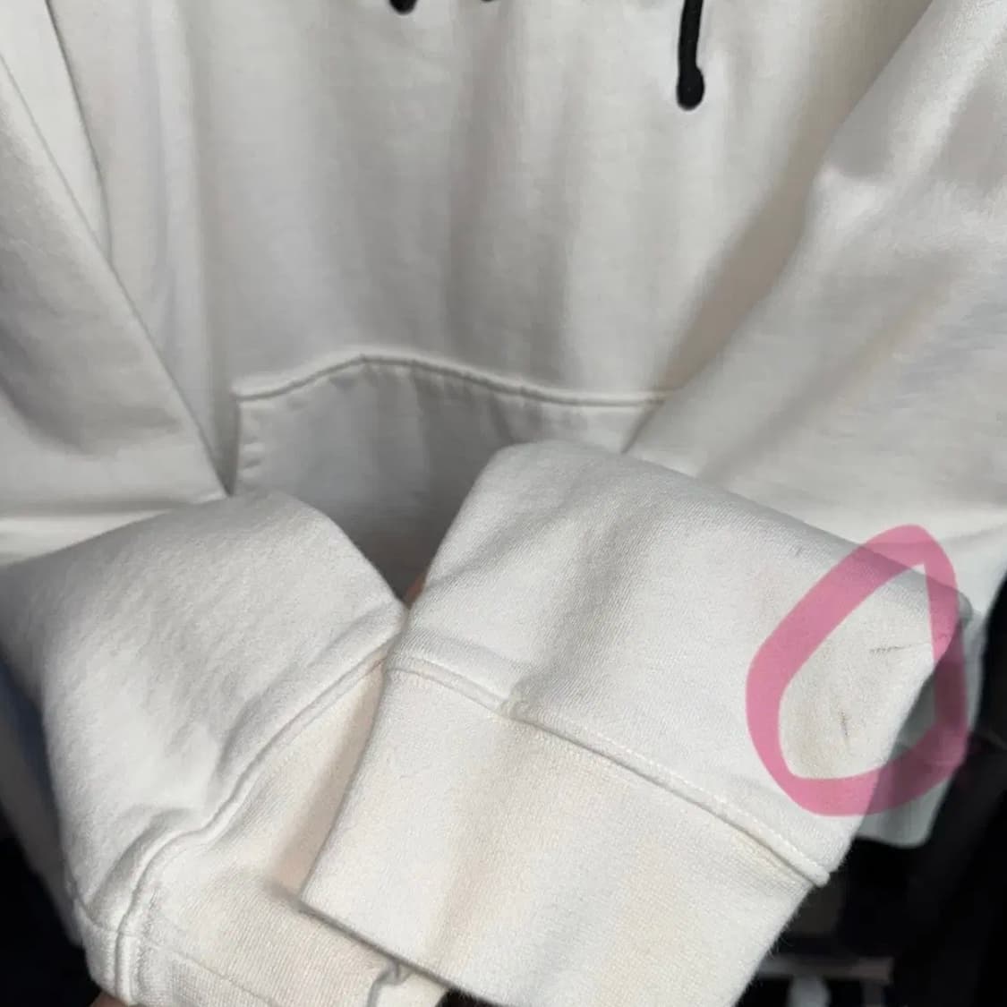 STUSSY 스투시 90s 연핑크 빅로고 후드 티셔츠 상품이미지9