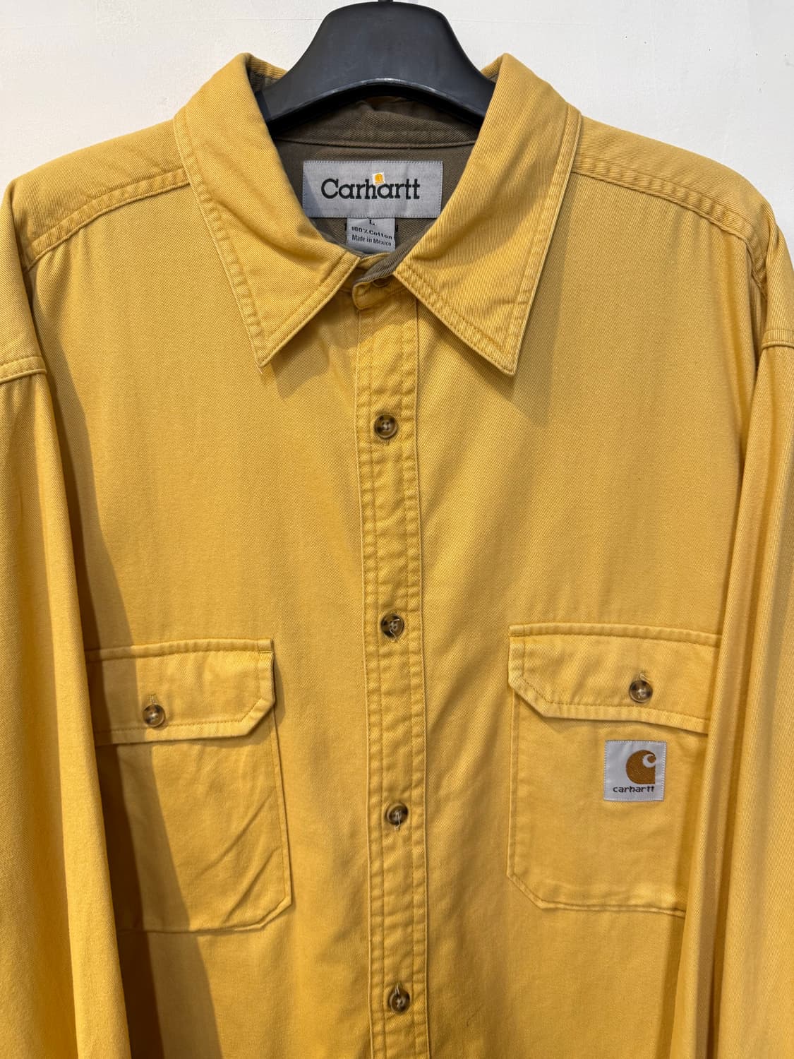 칼하트 옐로우 긴팔셔츠 상품이미지2