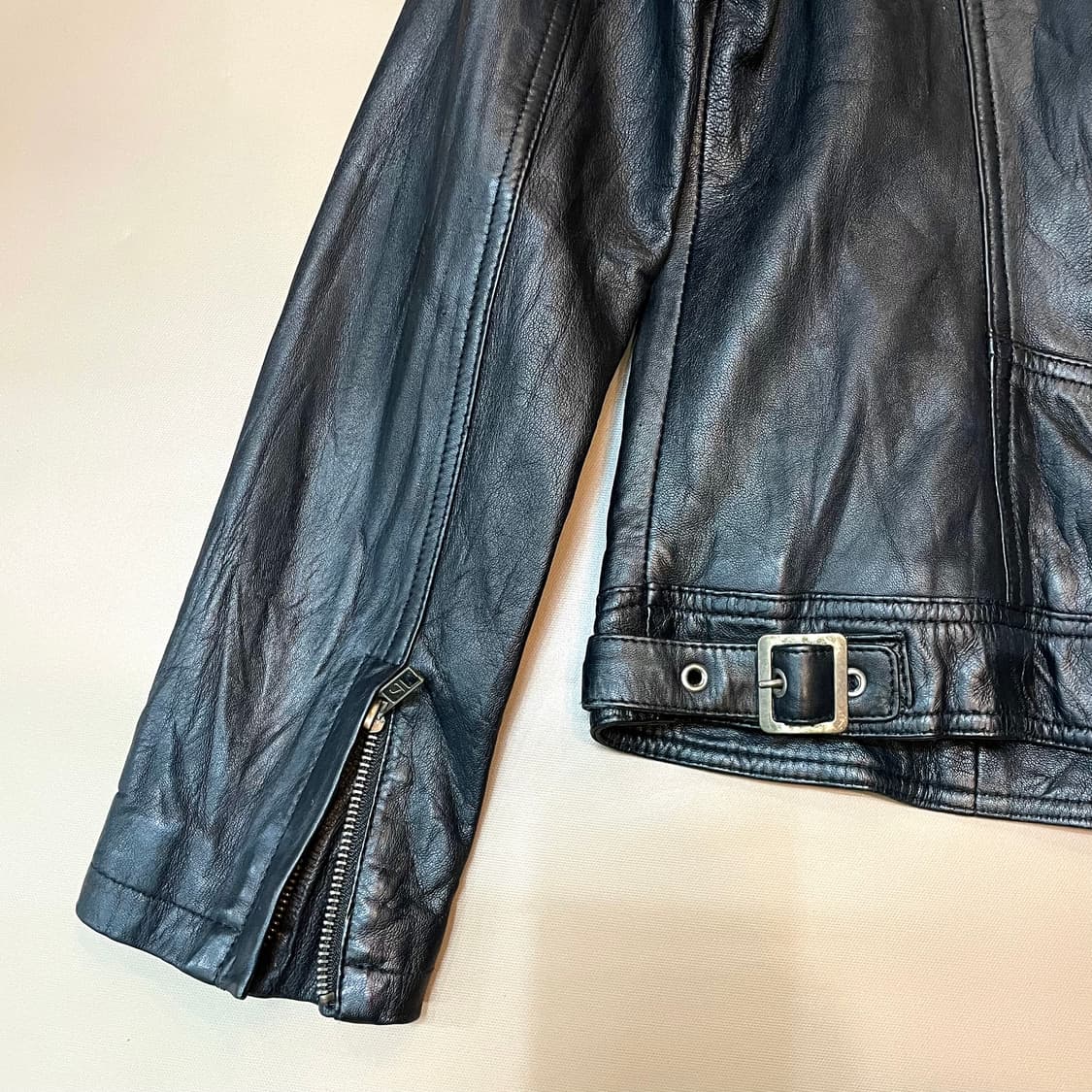 JPv)여성 양가죽 후드점퍼(S) 상품이미지5