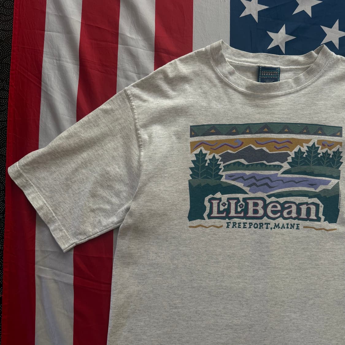 LLBean 엘엘빈 프리포트 메인 그래픽 반팔 티셔츠 상품이미지2