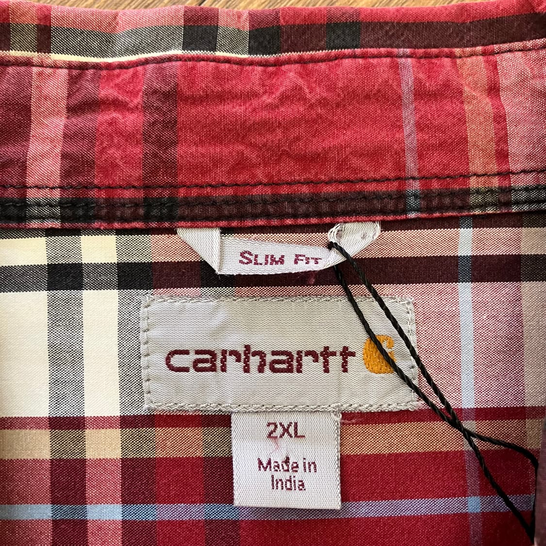 N205 칼하트 체크 반팔셔츠 상품이미지3