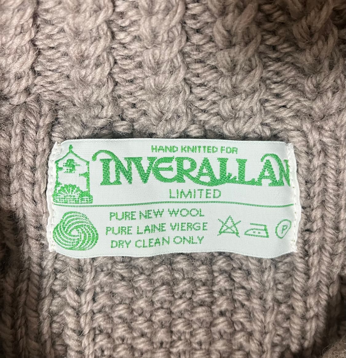 인버알란 3A 럼버가디건 44size 상품이미지3