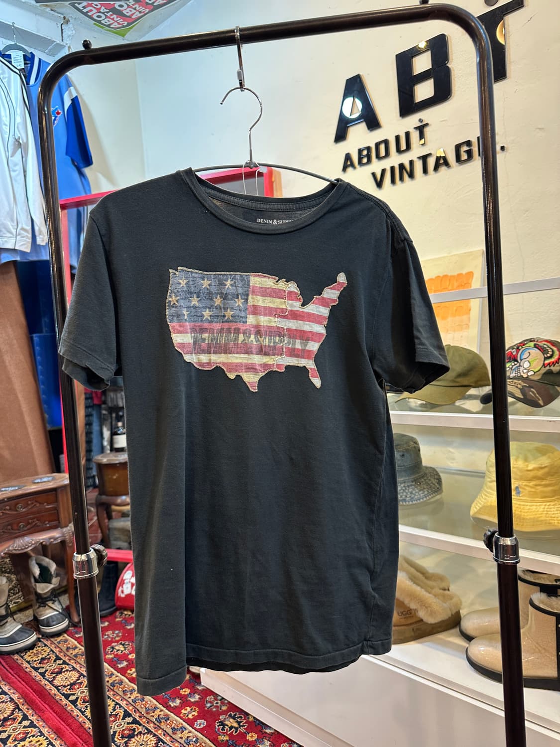 데님 앤 서플라이 랄프로렌 빈티지 미국 성조기 셔츠 XS 상품이미지1