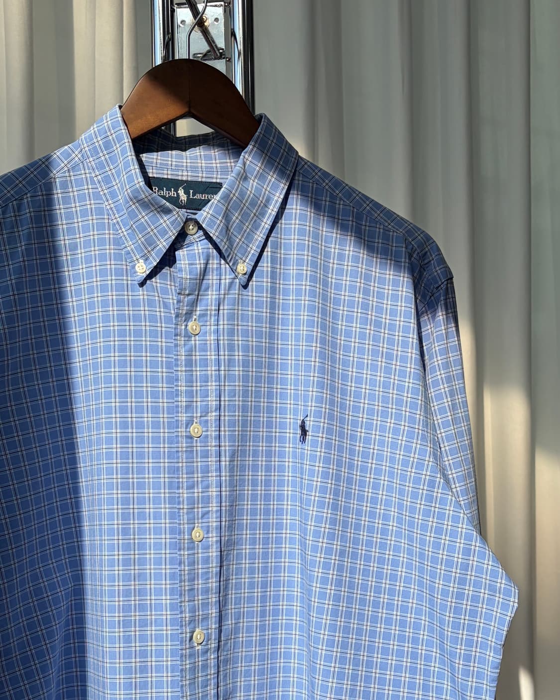 [L]폴로 랄프로렌 클래식핏 플레이드 체크 셔츠 상품이미지5