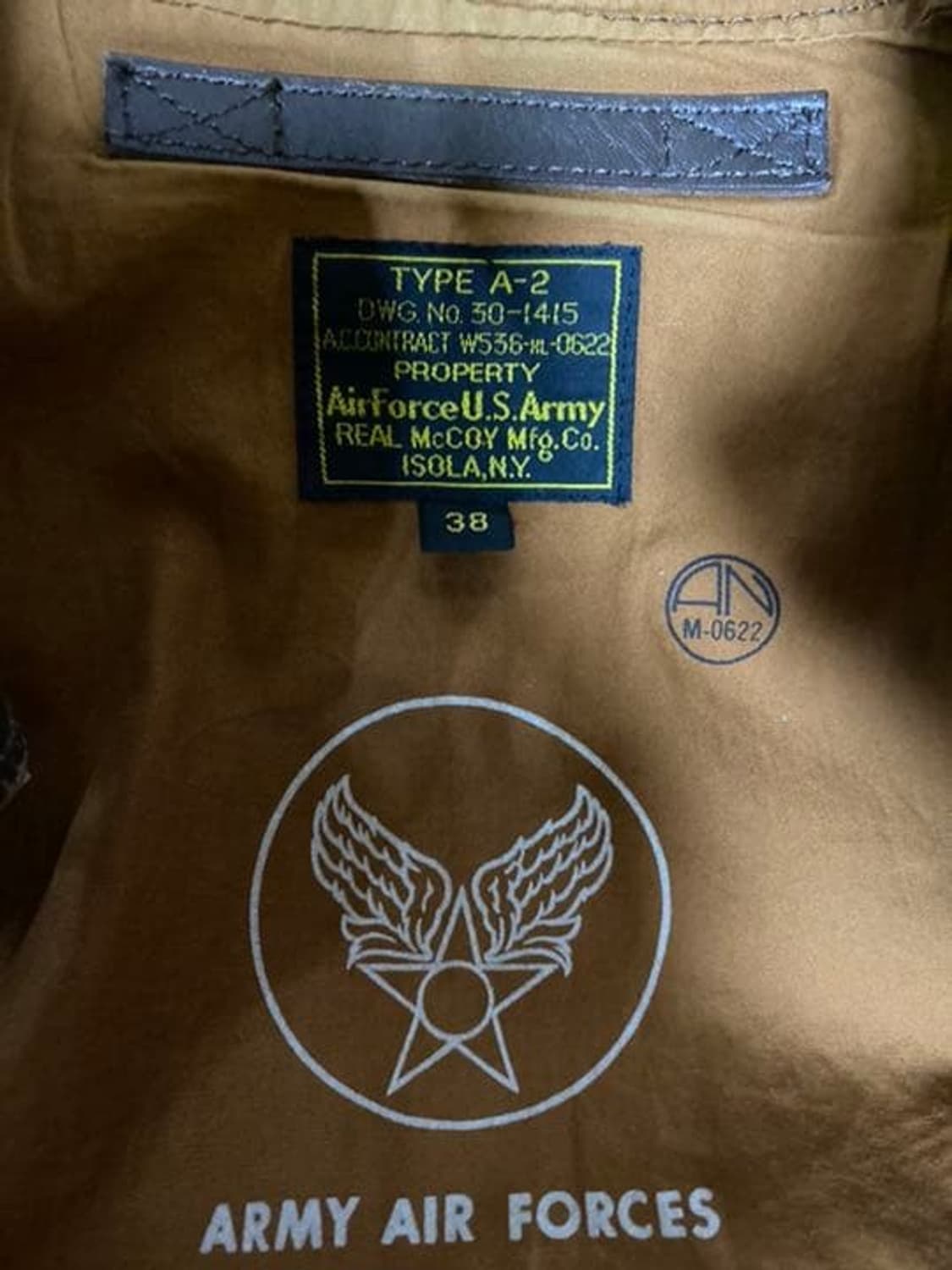 (38) 리얼맥코이 a-2 가죽자켓 상품이미지2