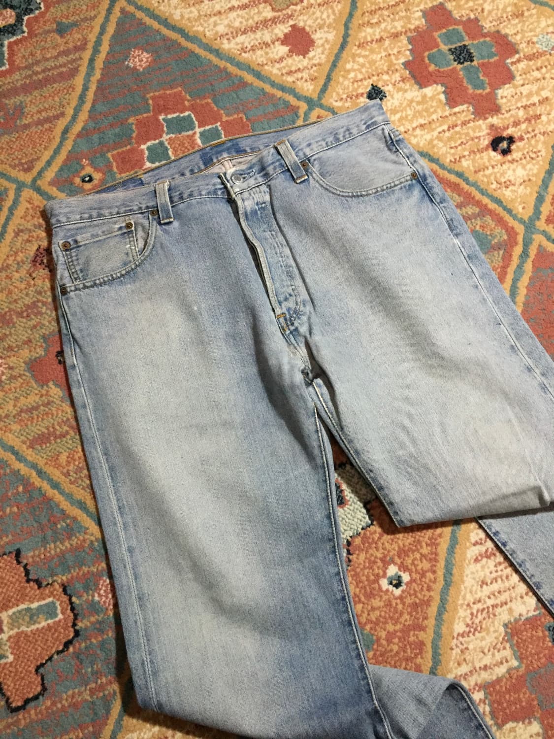 00s 리바이스 501 라이트 블루 연청 상품이미지2