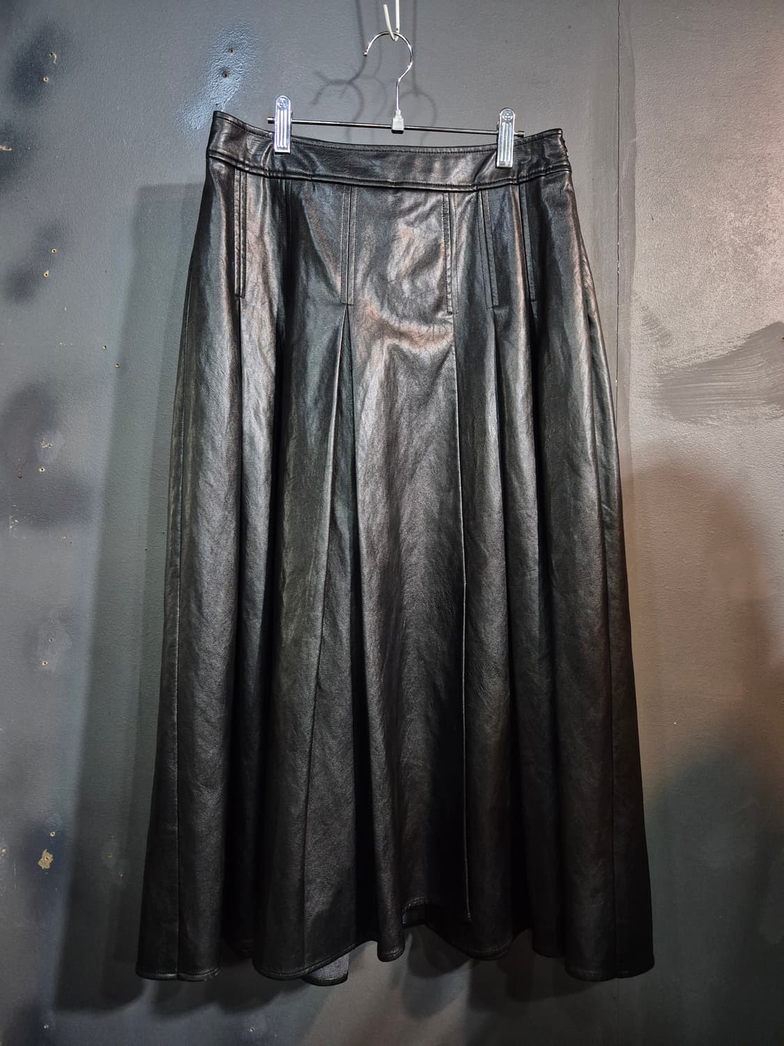 CC collect 블랙 레더 롱 스커트 55 상품이미지1