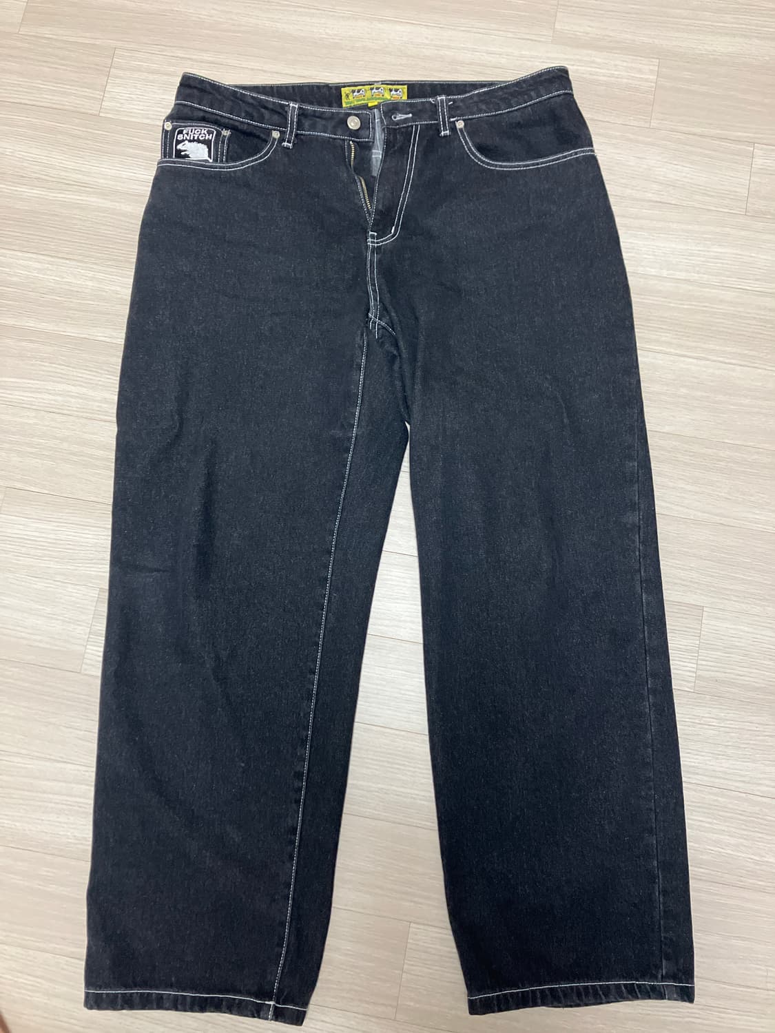 퍽댓너드샵 스니치 데님 팬츠 팝니다 상품이미지1