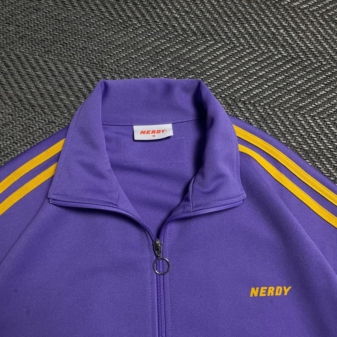 널디 루즈핏 퍼플 트랙탑 져지o 5242 상품이미지4