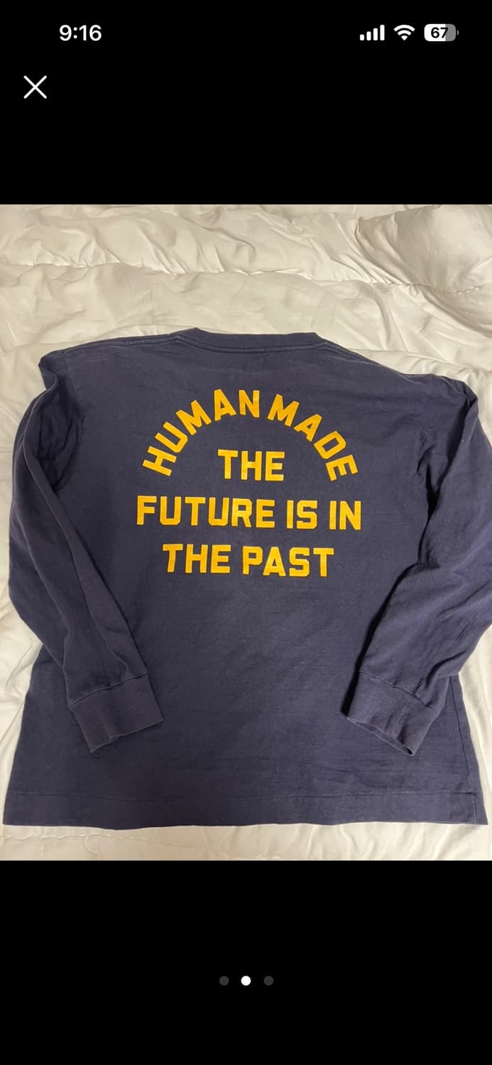 휴먼메이드 네이비 롱슬리브 M 상품이미지2