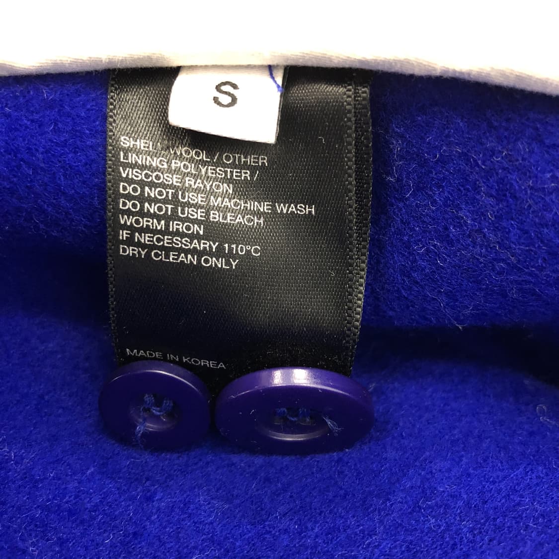 비바스튜디오 딥블루 더플코트 S 내피분리가능  상품이미지7