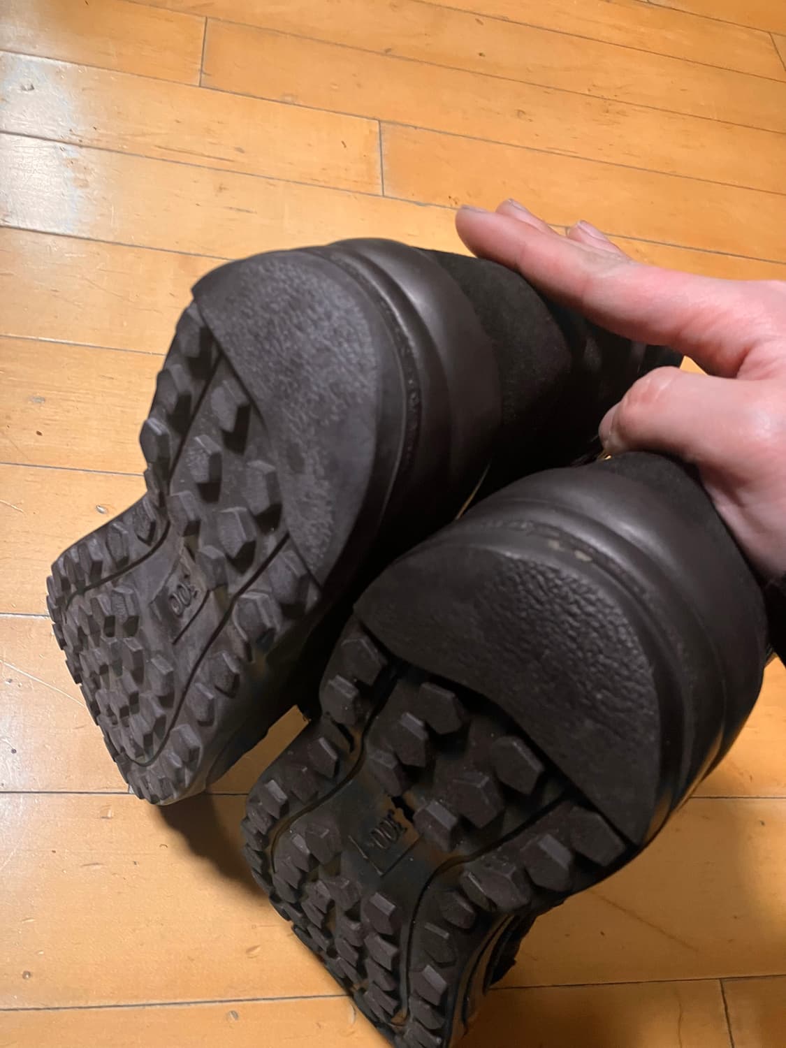 Margiela 오리지널 70s 독일군 벨크로 파일럿 부츠 285 상품이미지4