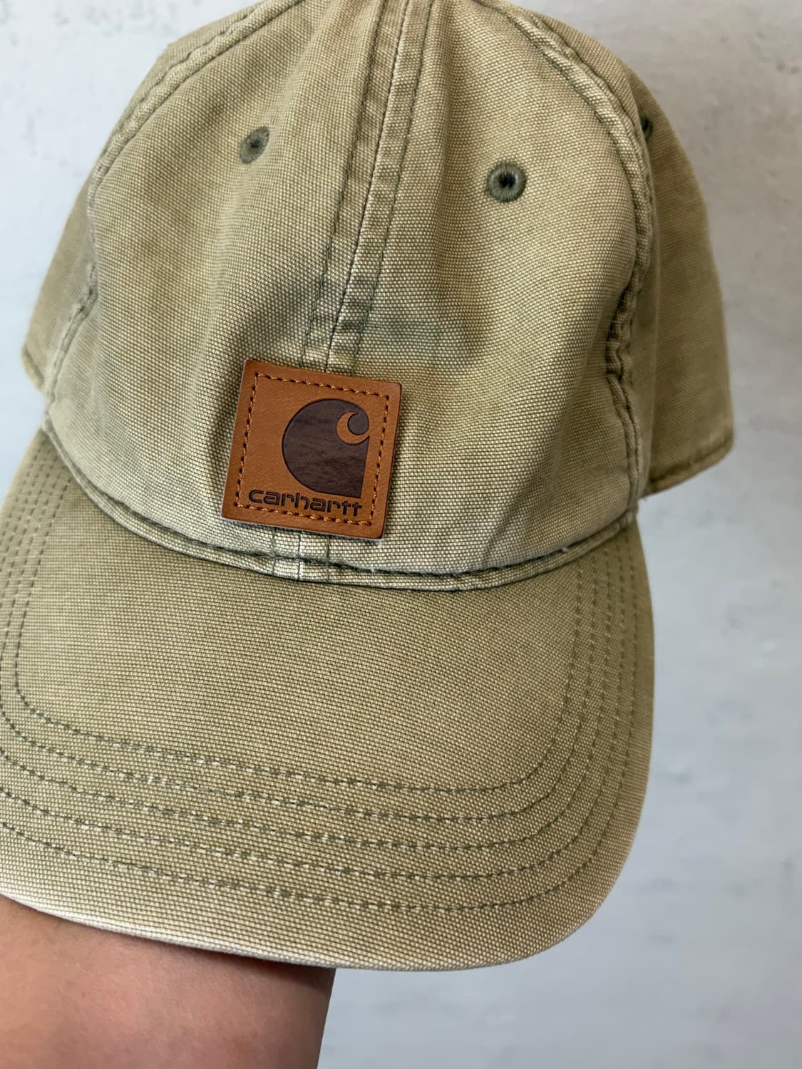 칼하트 빈티지 볼캡 카키 상품이미지2