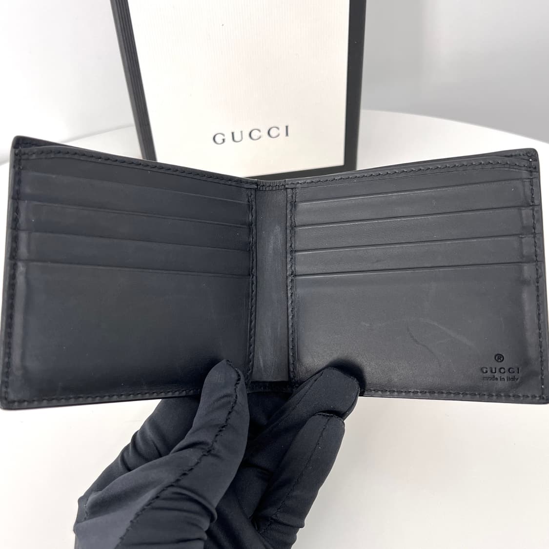 구찌 GG 수프림 스네이크 반지갑 (451268) 상품이미지4