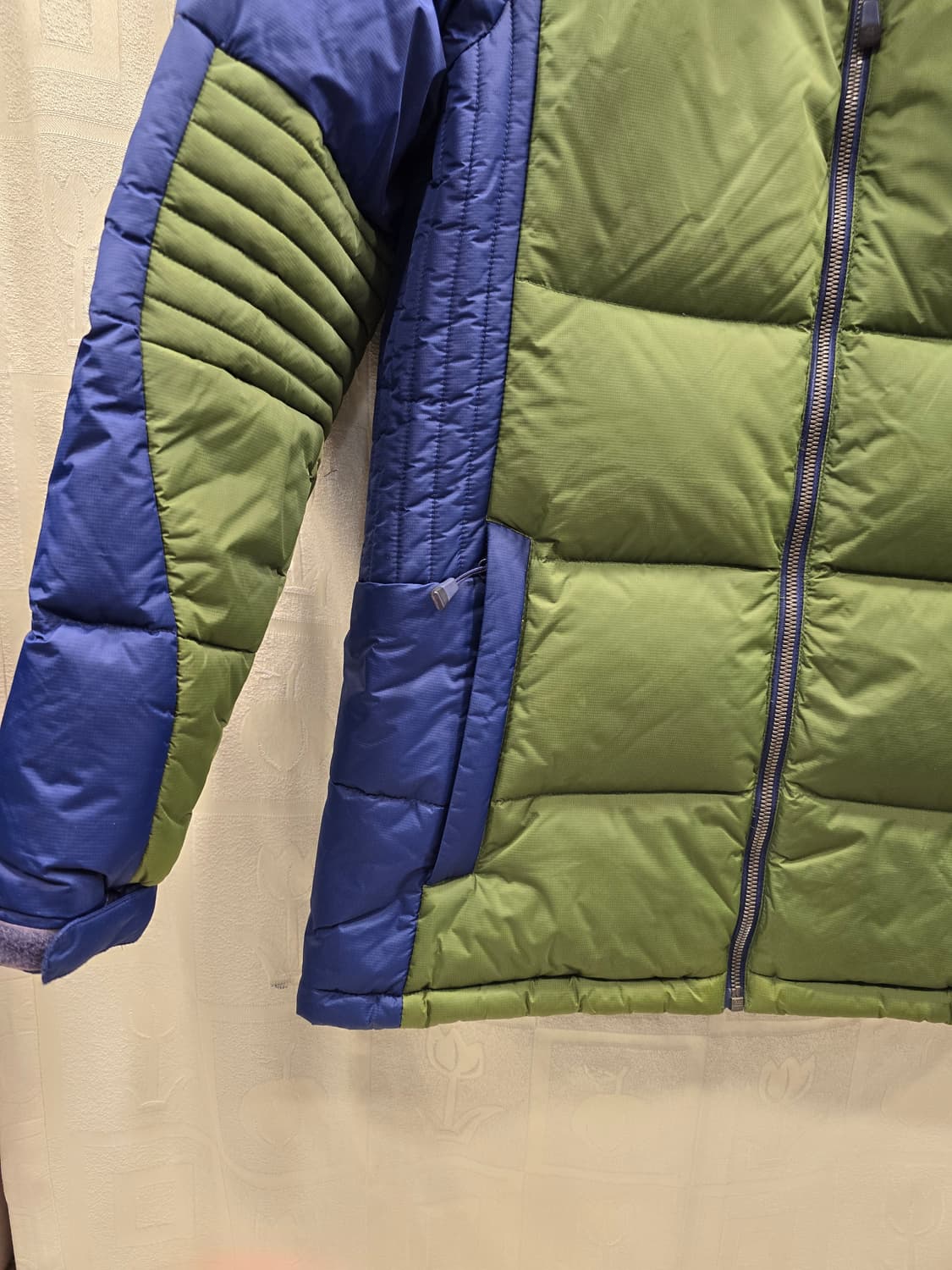 노스페이스 남여공용 구스다운 패딩 블루/그린 95~100 상품이미지4