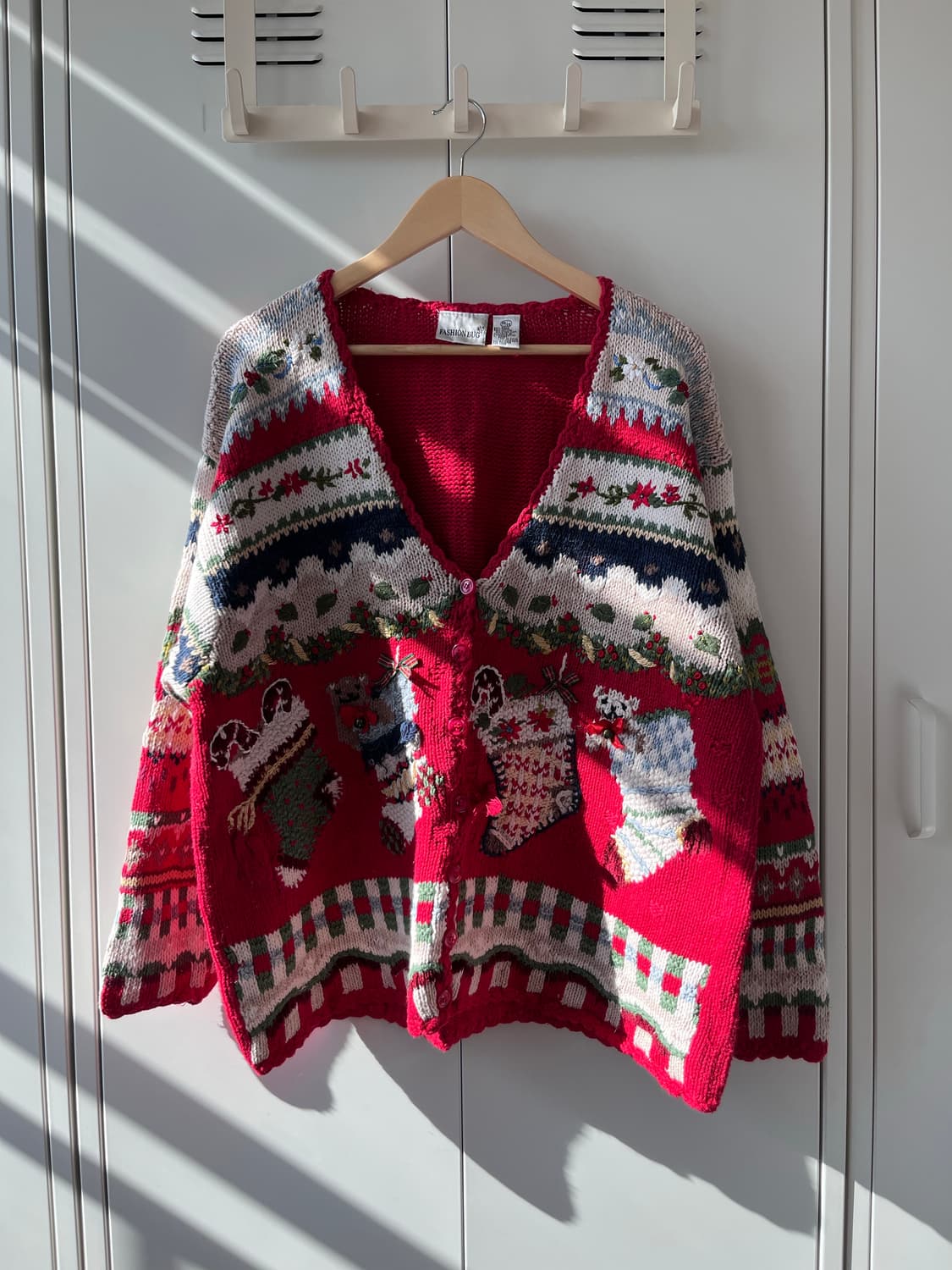 Fashion bug 크리스마스 양말 핸드메이드 니트 가디건  상품이미지2
