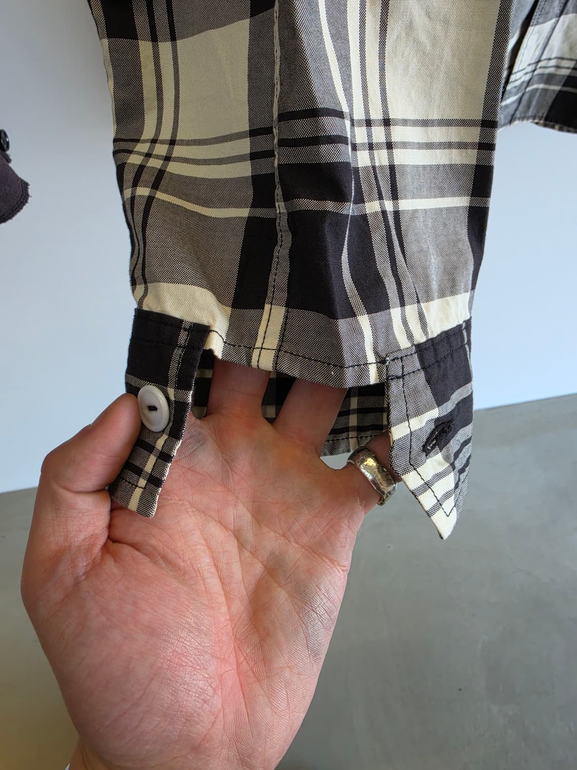 SASSAFRAS 사사프라스 체크 셔츠 상품이미지3