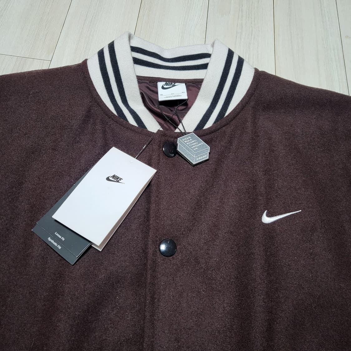 (XL) 나이키 NSW 어센틱 바시티자켓 nike 스타디움자켓 상품이미지3