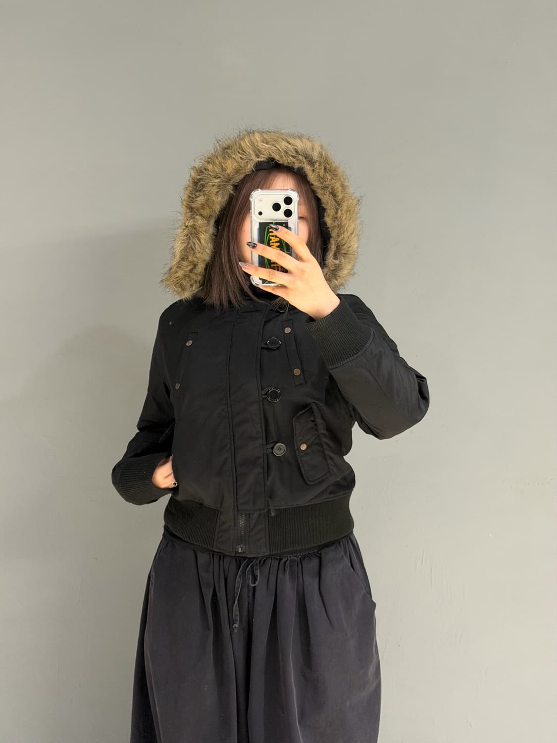 fur trimming detail n2b jumper 상품이미지4