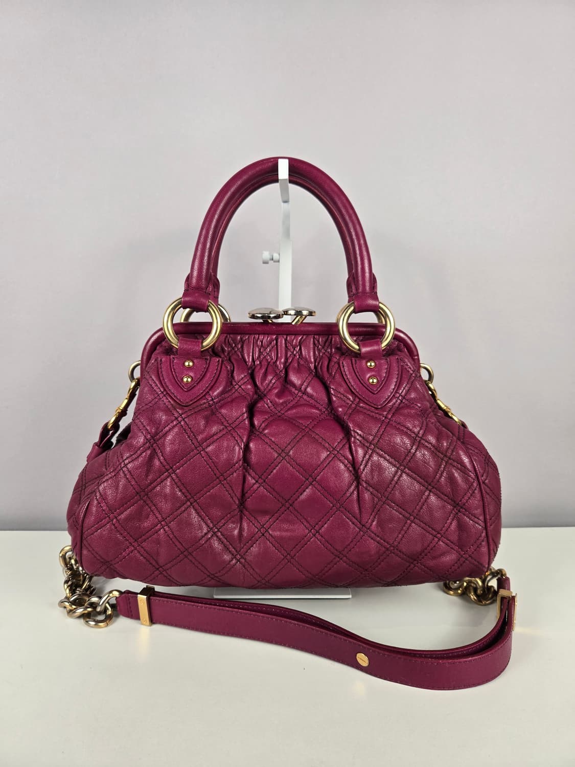 마크제이콥스 스탐백 미듐 퀼팅 체인 숄더백 가방 정품 마크 제이콥스 스탐 상품이미지5