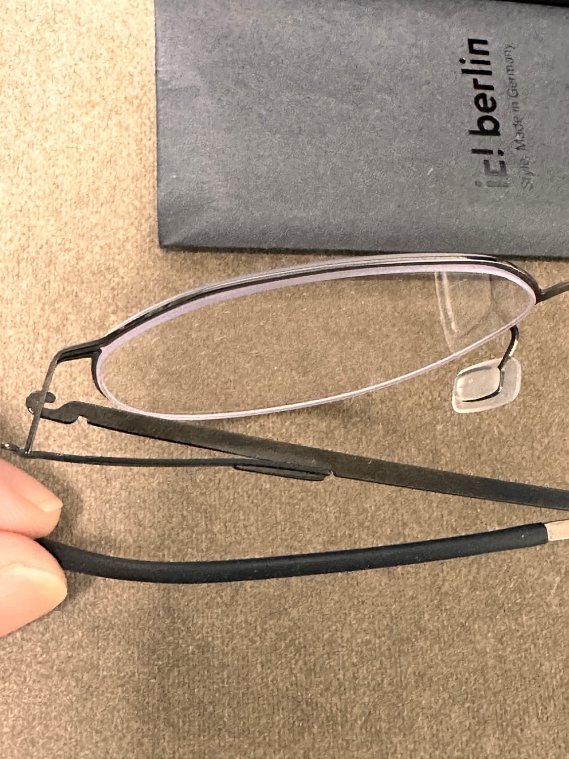 아이씨베를린 Lio 건메탈 안경 상품이미지2