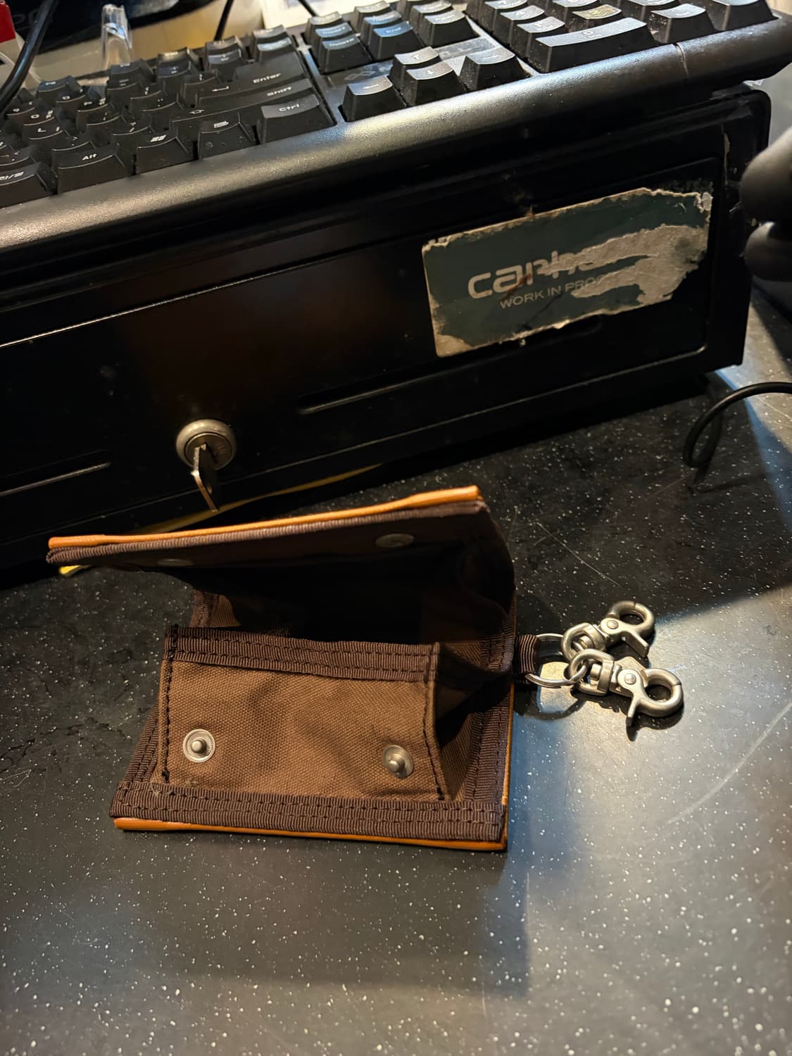 요시다포터 프리스타일 코인케이스 카멜 OS 상품이미지4