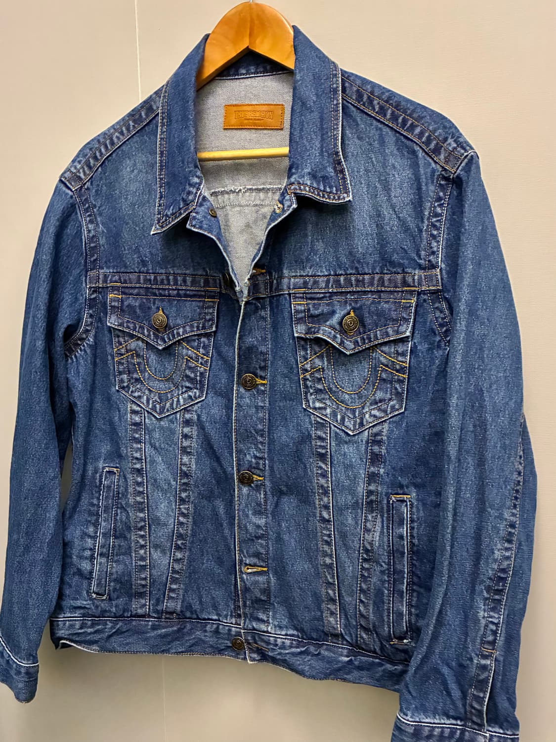 (L~XL)트루릴리전 3타입 워시드 데님자켓 트러커자켓  청자켓 상품이미지3