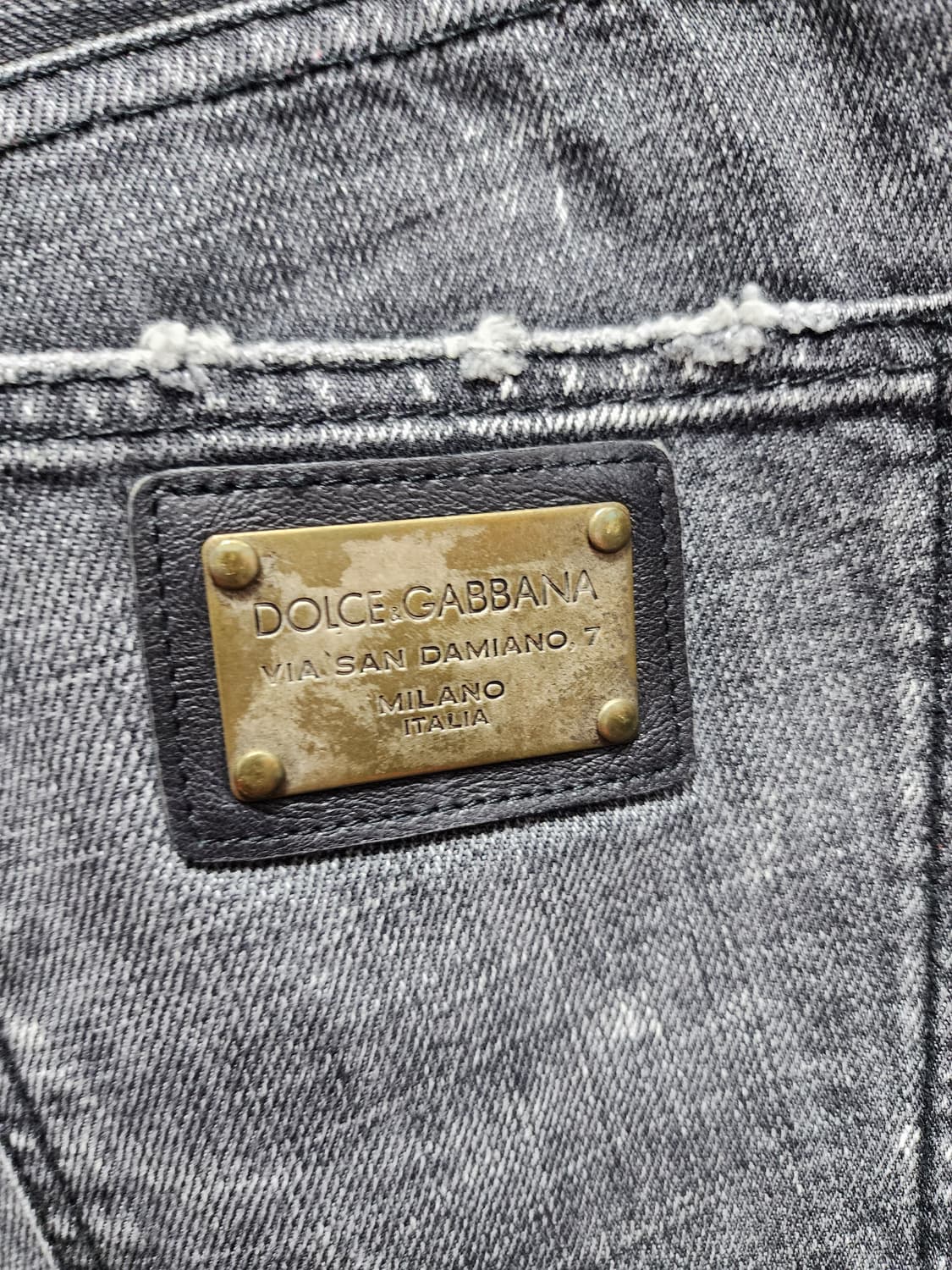 돌체앤가바나 D&G 워싱 데님 청바지 상품이미지5