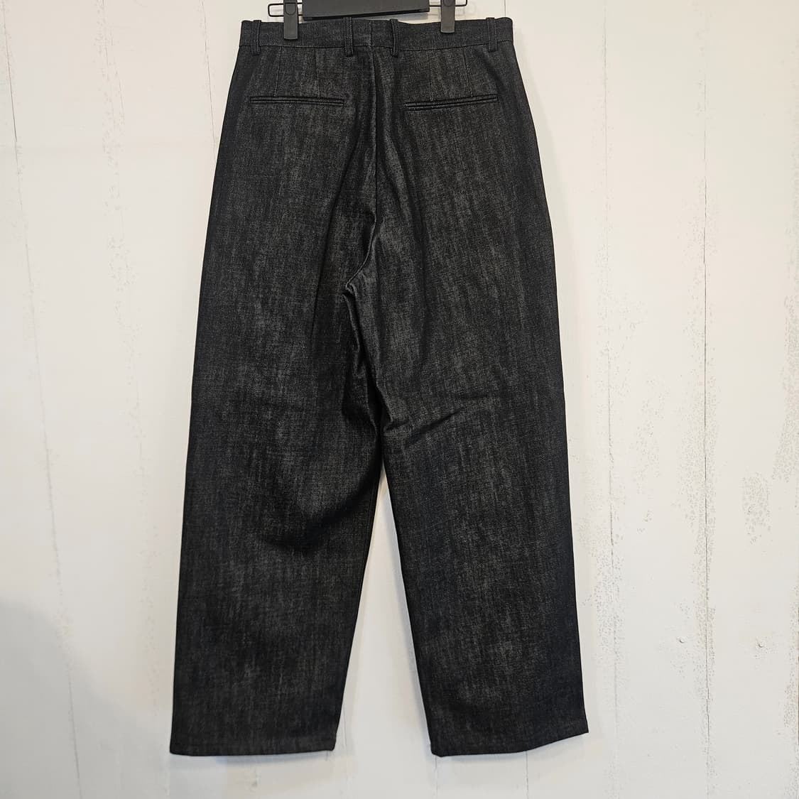 INTEMPO MOOD  로코 원턱 와이드팬츠 블랙 L 새상품 상품이미지3